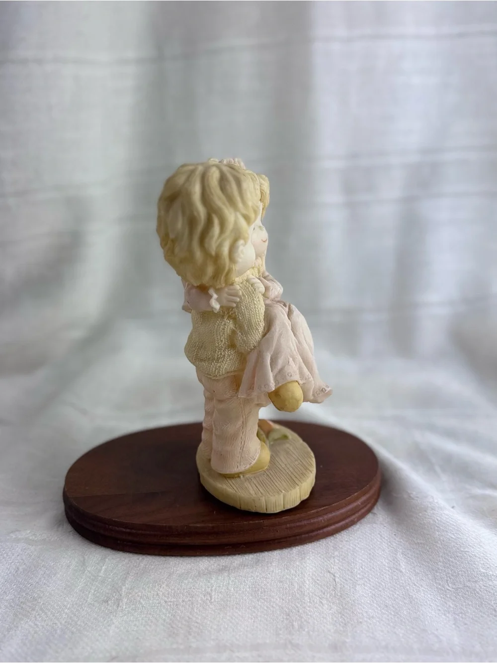 8” Enesco 2001 Bless You Two Bride & Groom Figurine Wedding Cake Topper